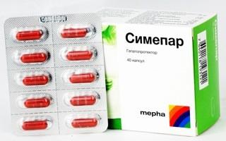 Simepar silymarin